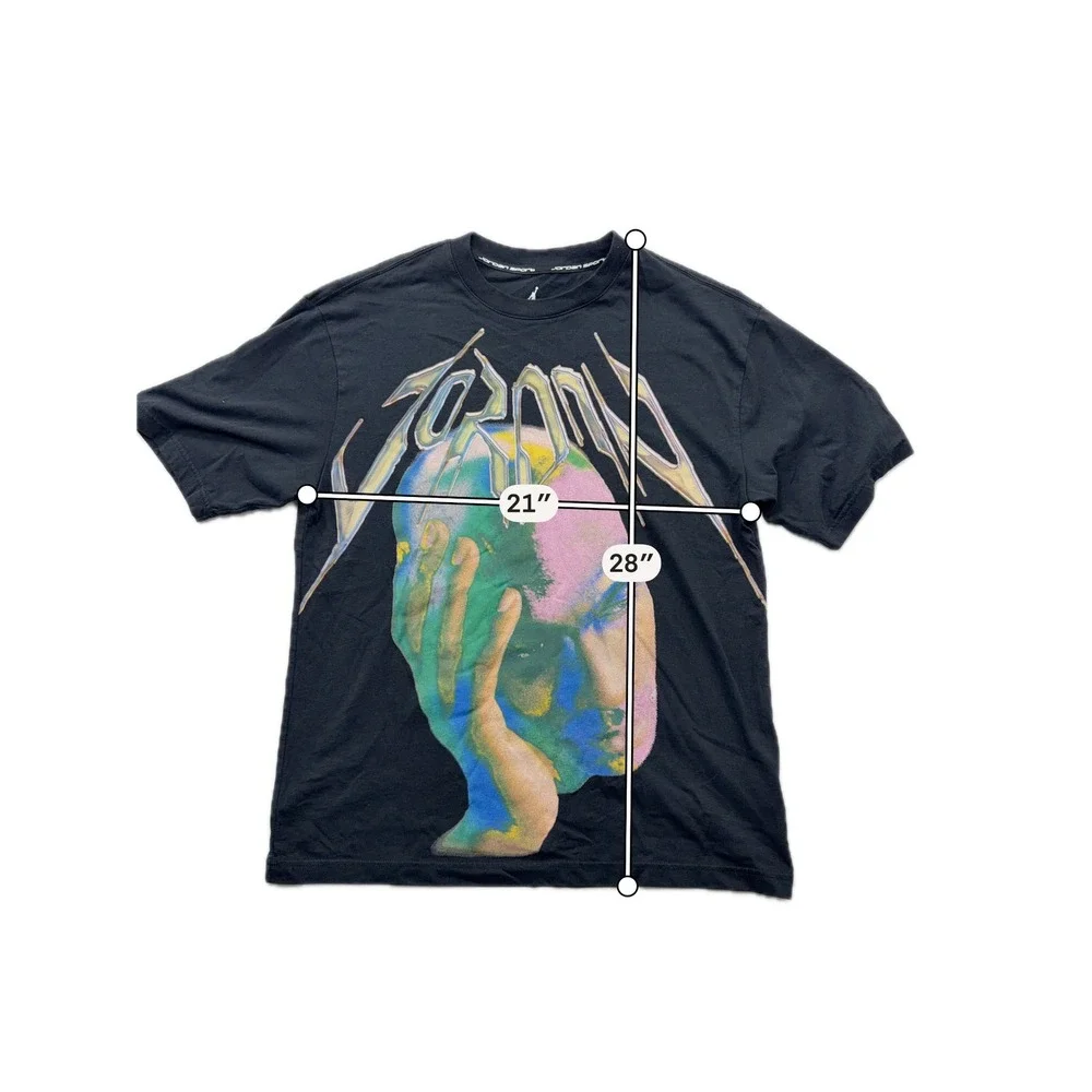 Jordan T-Shirt Dri-FIT Michael Jordan Graphic HJ2348-010 Black Mens Size M
